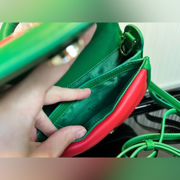 SALE New Kate Spade Watermelon Mini Crossbody and Card Holder - Picture 2 of 16